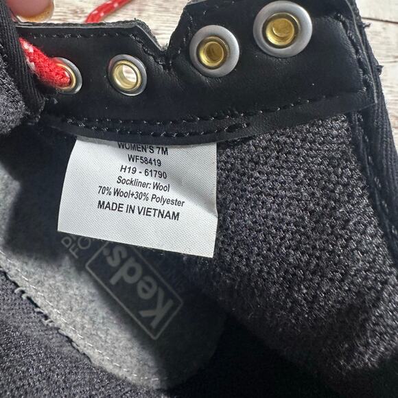 Keds Scout Boot II Women's Size 7M Black Water Resistant Canvas Bootie Lace-Up - Picture 5 of 8